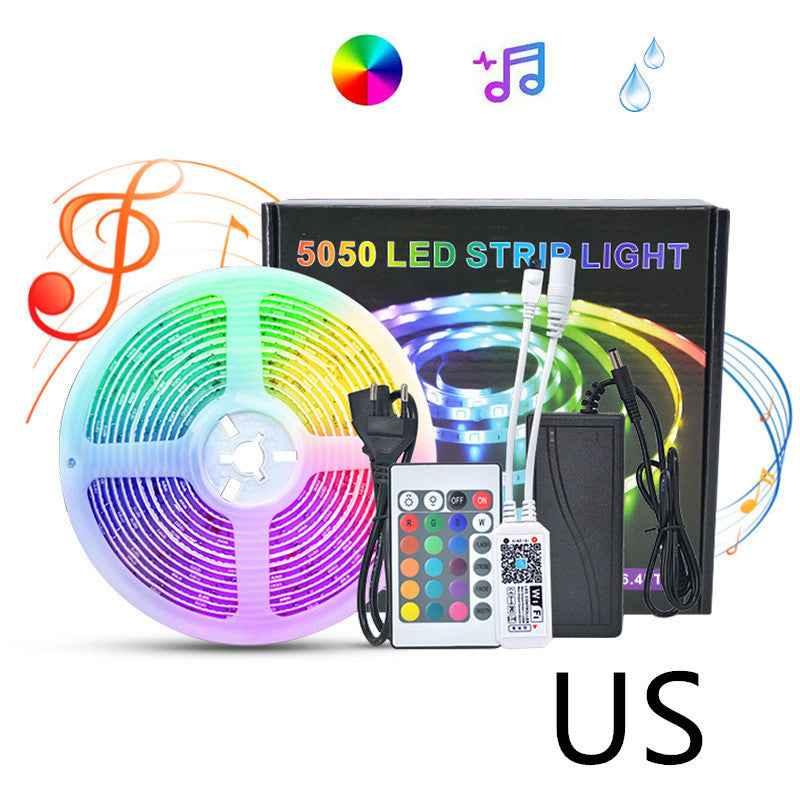 LED-Licht mit 5050 Bluetooth-Funktion, Musik-Set, Magic Lights, wasserdichter RGB-Lauflichtstreifen - Shopteufel