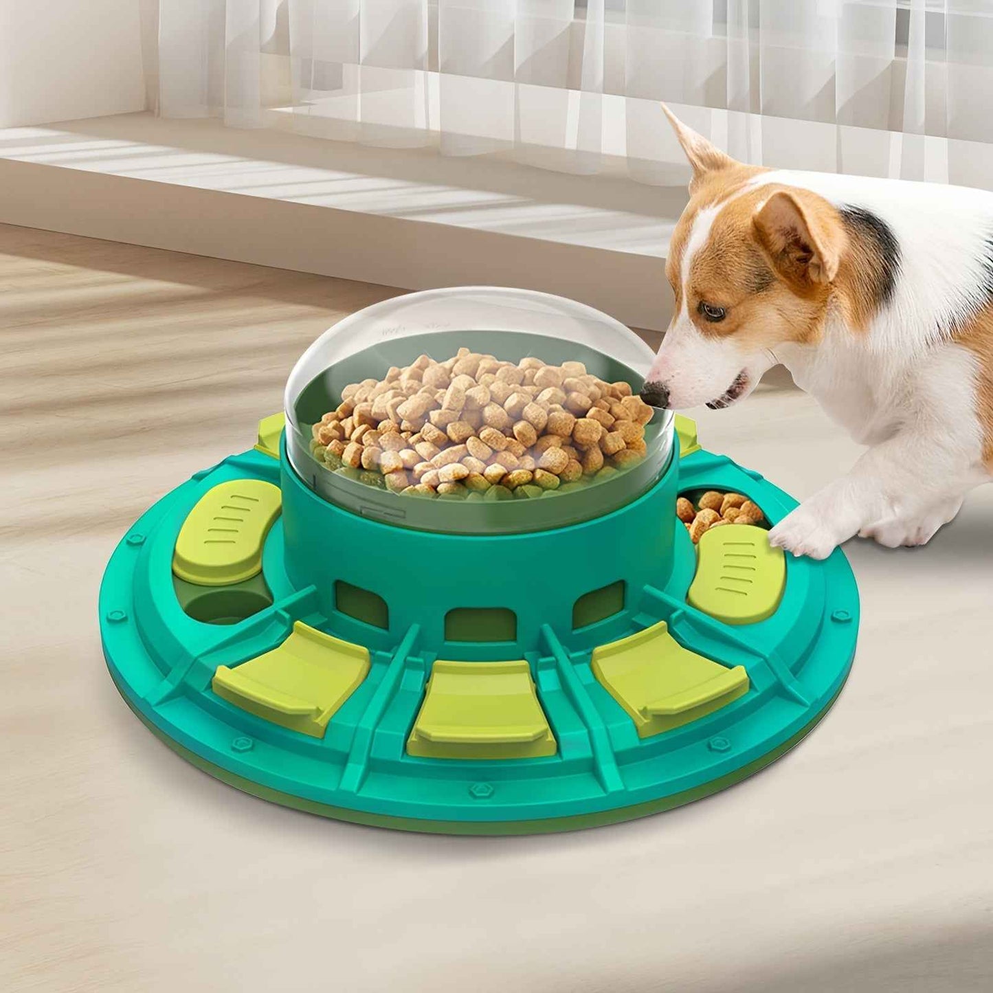 Interactive Dog Puzzle Toy For IQ Improvement And Slow Feeding Suitable For All Sizes Pets Nutritious Diet-Friendly Non-Electric Plastic Pets Game Pet Products - Shopteufel