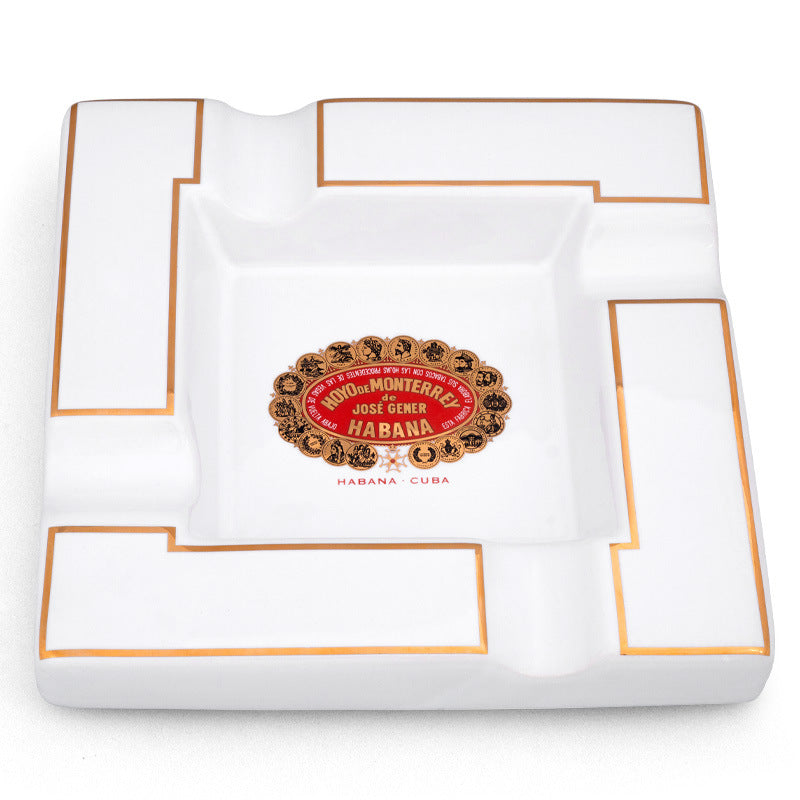 CIGARLOONG Zigarrenaschenbecher Großer Keramikaschenbecher