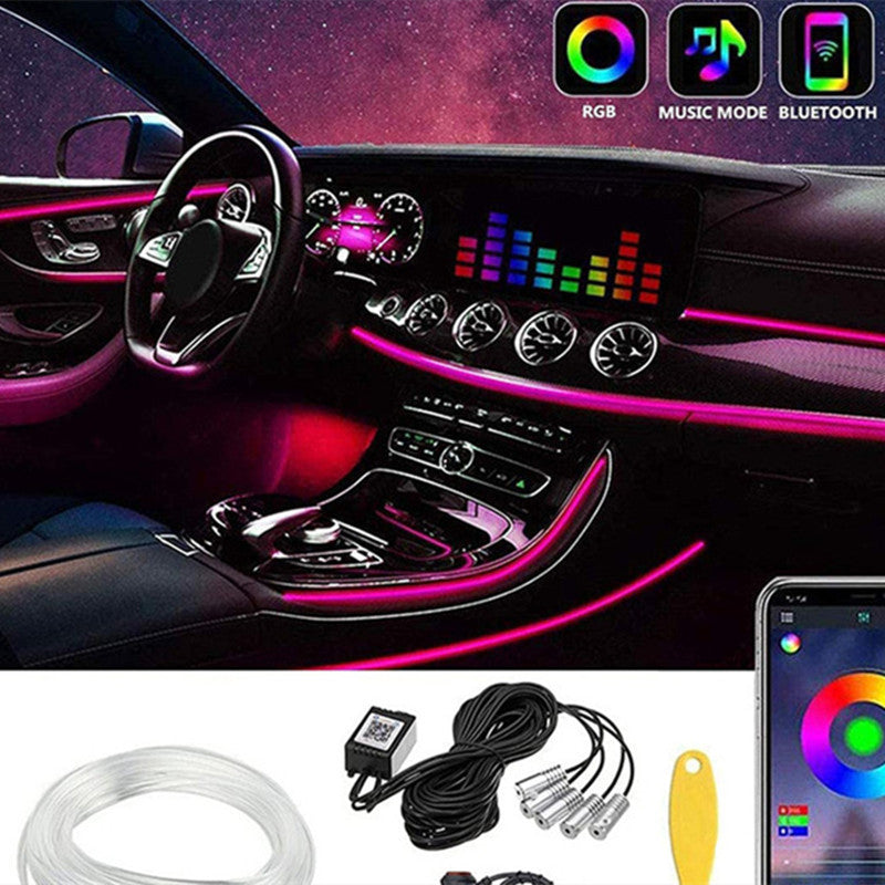 Threading-free Car Atmosphere Light APP Control - Shopteufel