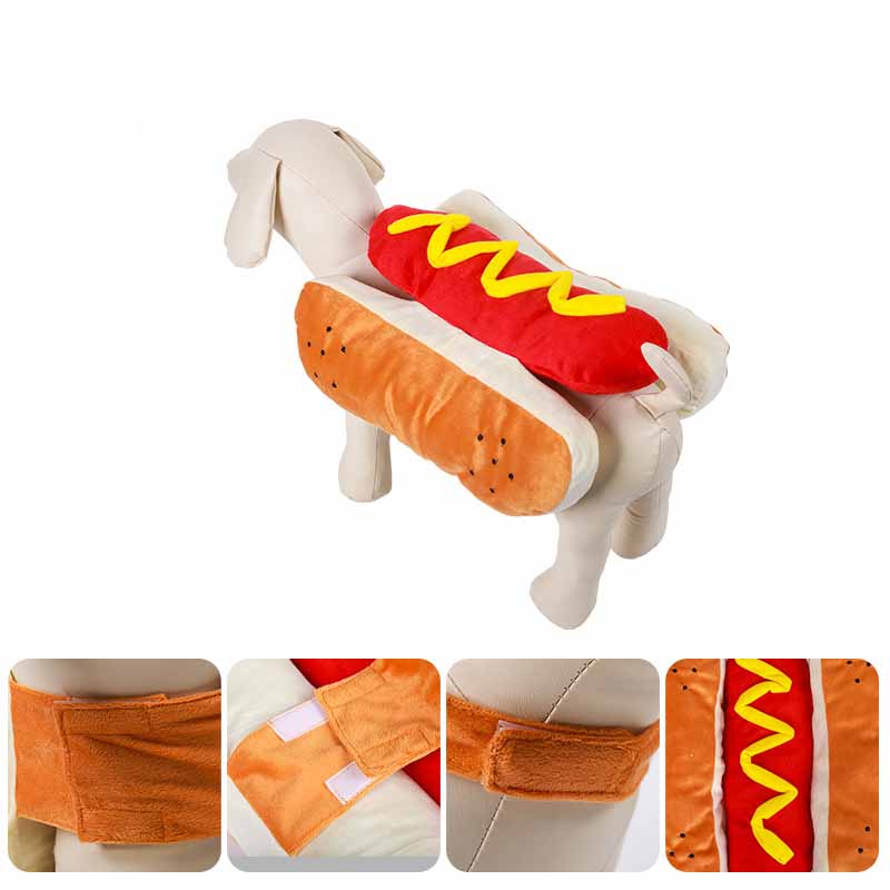 Hot Dog Halloween-Kostüm für Hunde