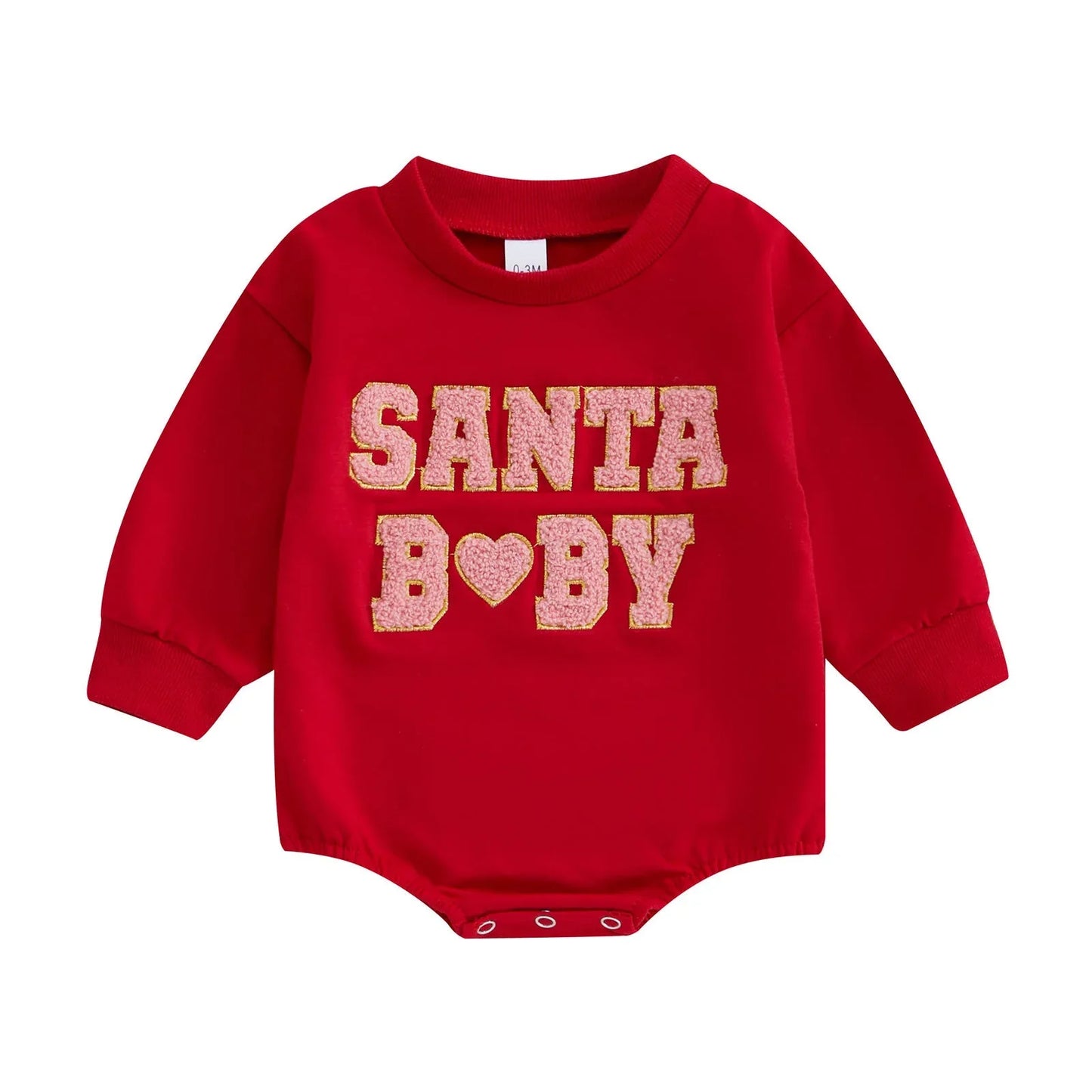 Weihnachtskleidung für Mädchen und Jungen, lässiger Sweatshirt-Strampler - Shopteufel