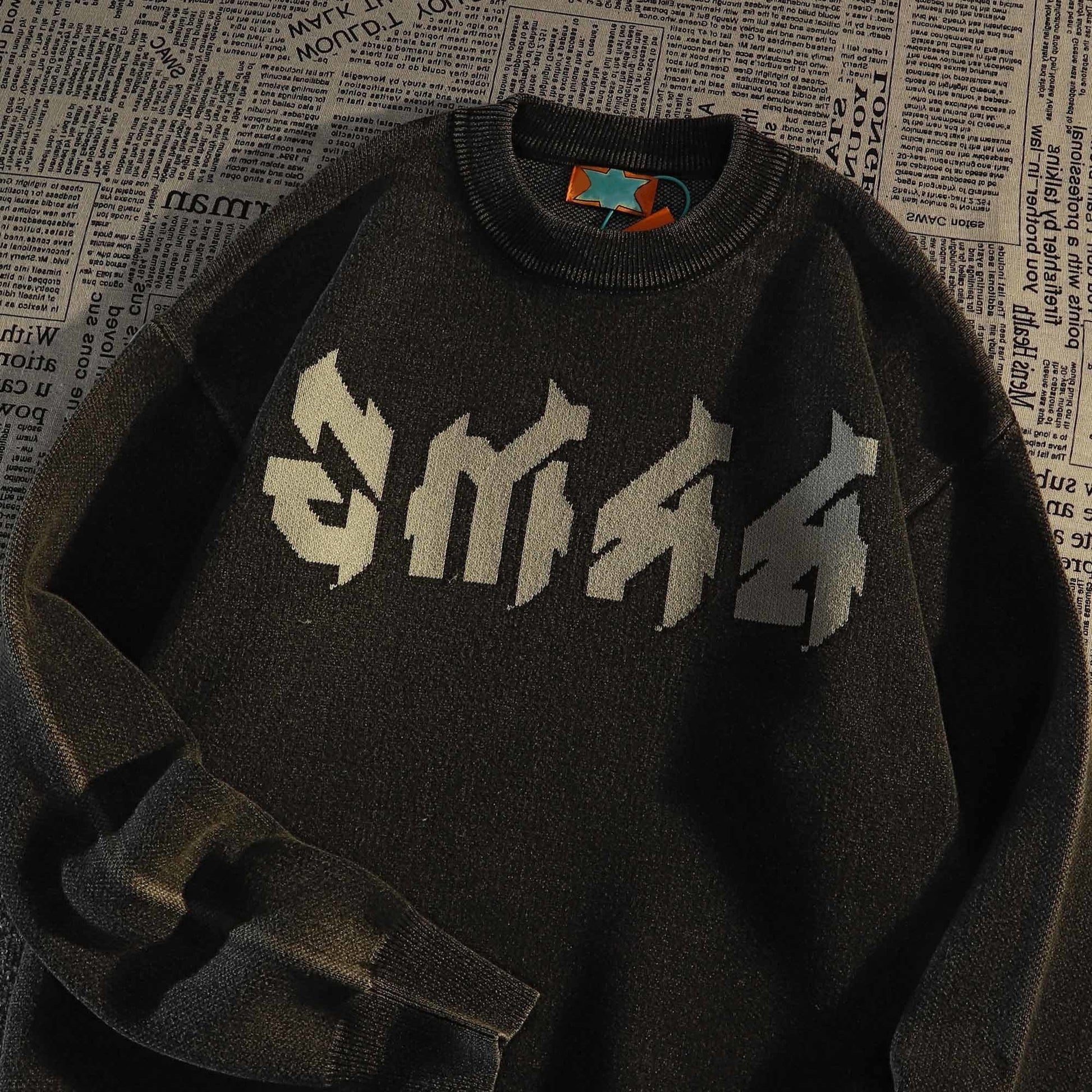 Amerikanischer Retro-Hip-Hop-Streetwear-Pullover für Herren im lässigen Stil - Shopteufel