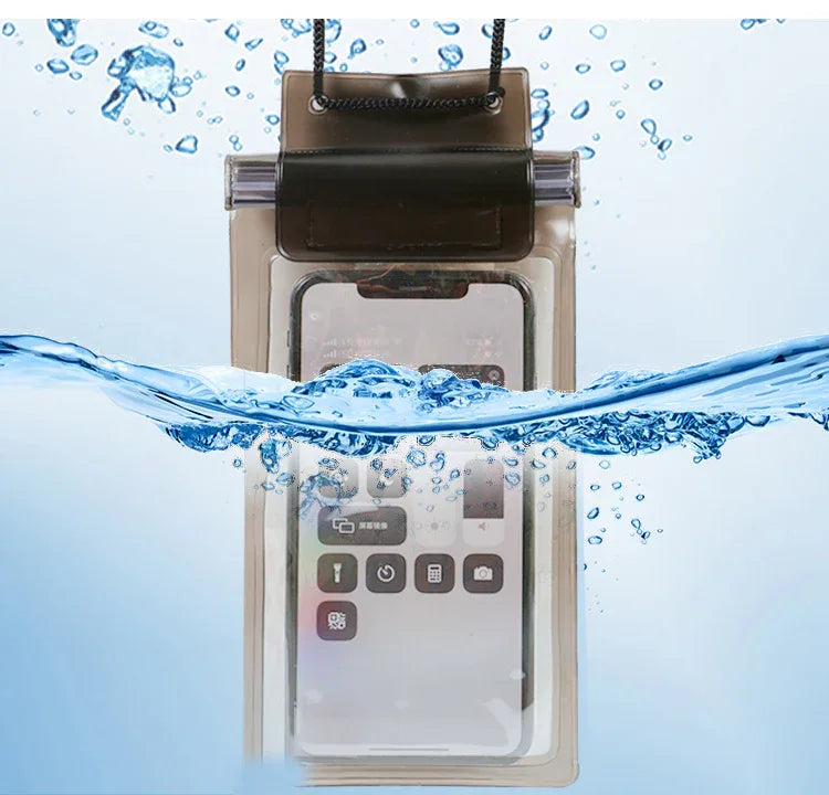 Transparente, wasserdichte Handytasche, verschließbare Tauchertasche - Shopteufel