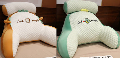 Sofakissen, flauschiges Mittagskissen, dreieckiges Lesekissen - Shopteufel