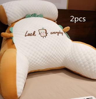 Sofakissen, flauschiges Mittagskissen, dreieckiges Lesekissen - Shopteufel