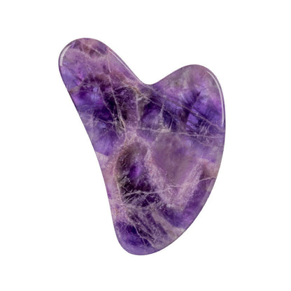 Amethyst-Roller-Set, herzförmiger Gua Sha Massager - Shopteufel