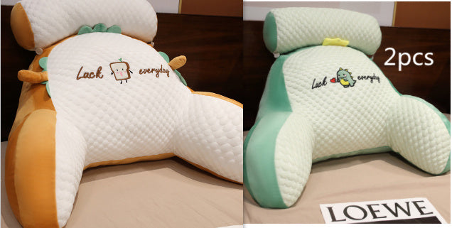 Sofakissen, flauschiges Mittagskissen, dreieckiges Lesekissen - Shopteufel