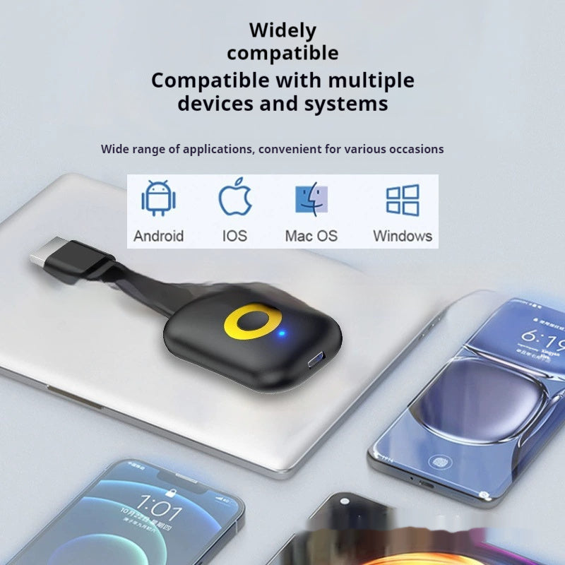 4K-Wireless-Projektor, kompatibel mit Mobiltelefonen und Tablets