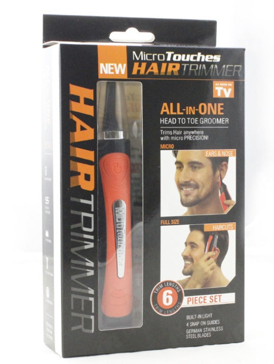 Multifunktionaler Doppelkopfrasierer, Augenbrauen- und Nasenhaartrimmer - Shopteufel