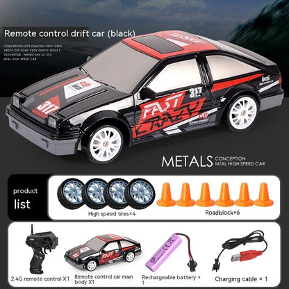 Remote Control Car Four-wheel Drive Drift Racing Car With Light Spray Boy Toy Remote Control Toy Car - Shopteufel