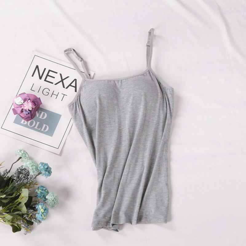 Damen Top mit schmalen träger - Shopteufel