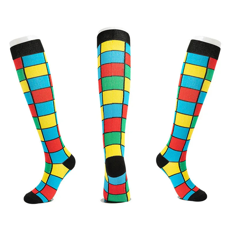 Cycling Socks, Sports Compression Socks, Mixable Compression Socks - Shopteufel