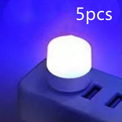 USB-Steckdose Lampe Computer Power Power USB kleine Buchlampe LED Augenschutz Leselicht kleine runde Lampe Nacht - Shopteufel