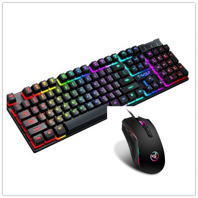 Gaming USB Leuchtende Kabelgebundene Tastatur - Shopteufel