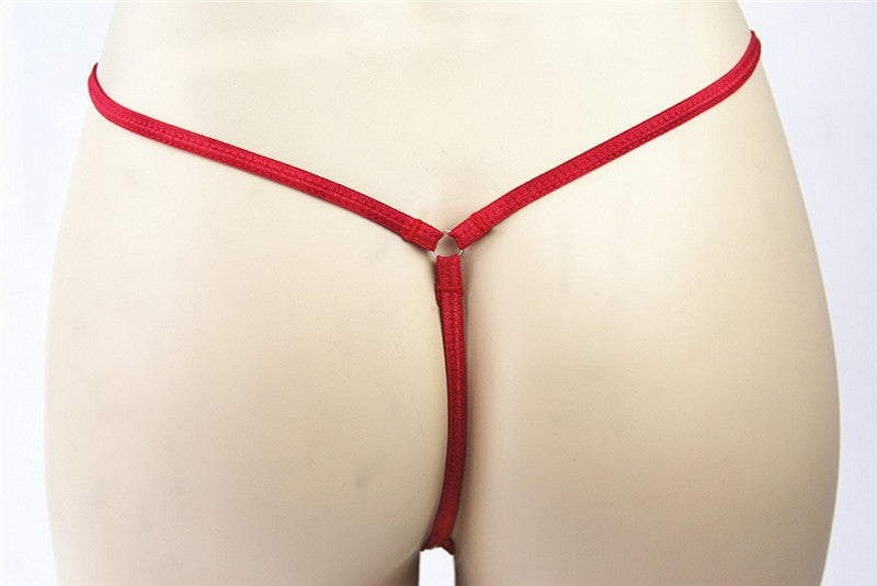 Sexy Dessous-Tanga, sexy T-Shirt, sexy offener Schritt - Shopteufel