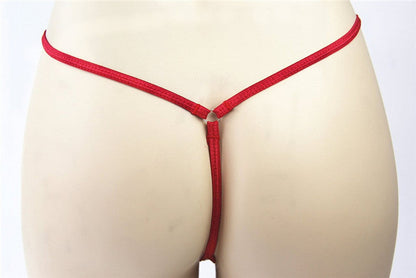 Sexy Dessous-Tanga, sexy T-Shirt, sexy offener Schritt - Shopteufel