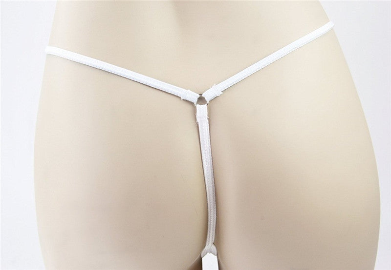 Sexy Dessous-Tanga, sexy T-Shirt, sexy offener Schritt - Shopteufel