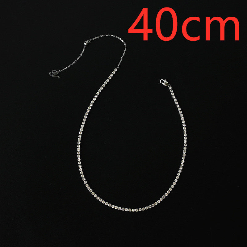 Neue, echtvergoldete, mit Zirkonia besetzte 8-mm-Tenniskette für Herren – Hip-Hop-Schmuck - Shopteufel