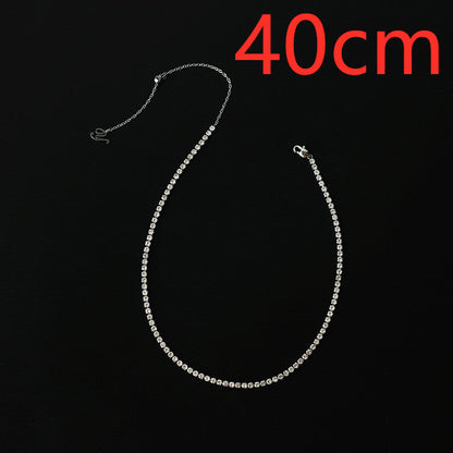 Neue, echtvergoldete, mit Zirkonia besetzte 8-mm-Tenniskette für Herren – Hip-Hop-Schmuck - Shopteufel