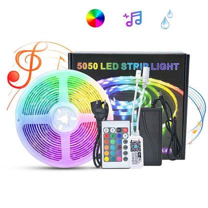Led Light With 5050 Bluetooth Light With Set Music Magic Lights Waterproof Rgb Running Light Strip - Shopteufel