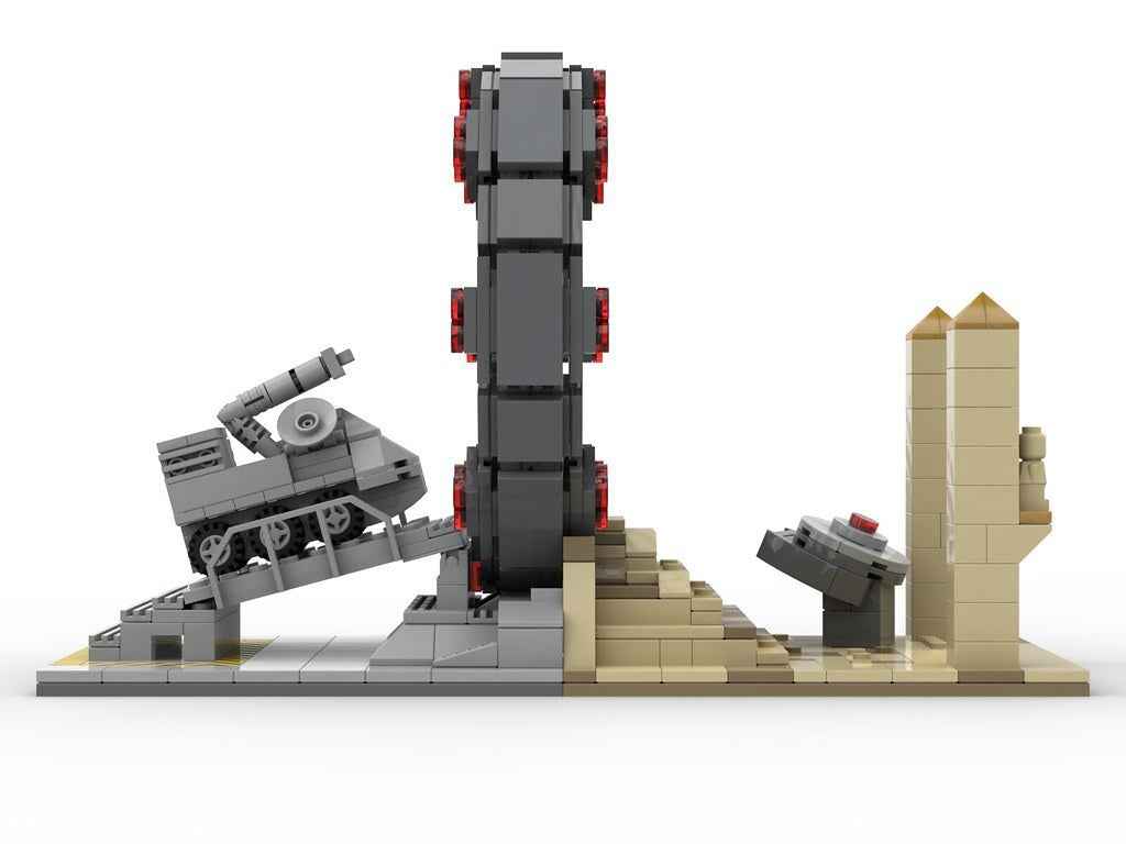 Moc-27131 Space War Stargate Command Model Star Interstellar Travel Toys Wars Set Toys Kids Gifts Building Blocks Toys - Shopteufel