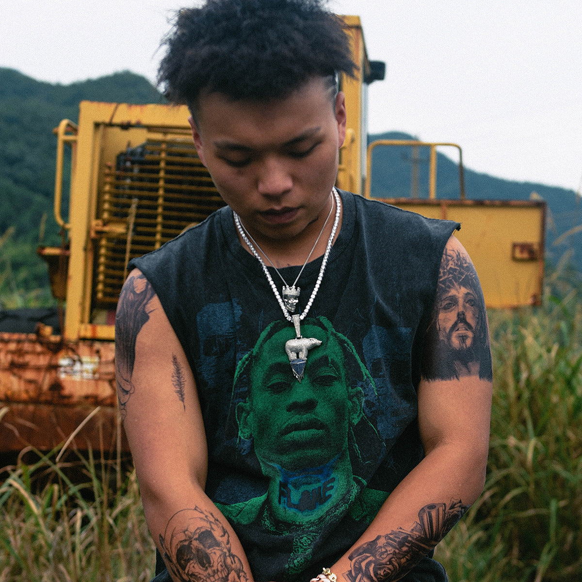 Hip-Hop-Kronen-Totenkopf-Halskette - Shopteufel