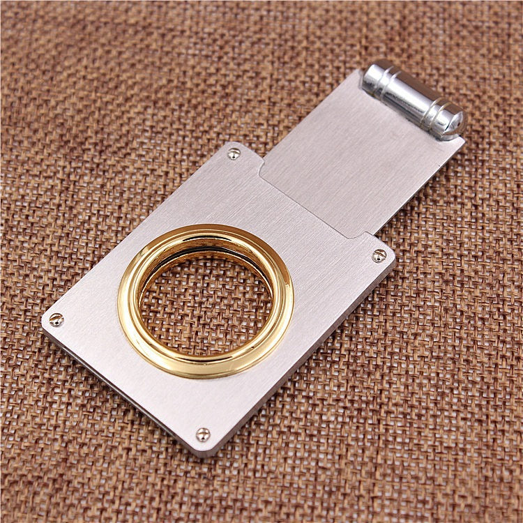 Rechteckiger Zigarrenschneider aus Edelstahl