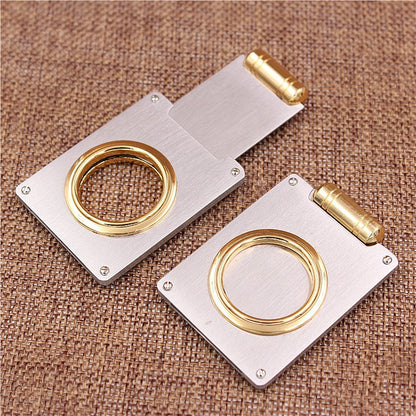 Rechteckiger Zigarrenschneider aus Edelstahl