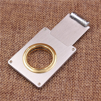 Rechteckiger Zigarrenschneider aus Edelstahl