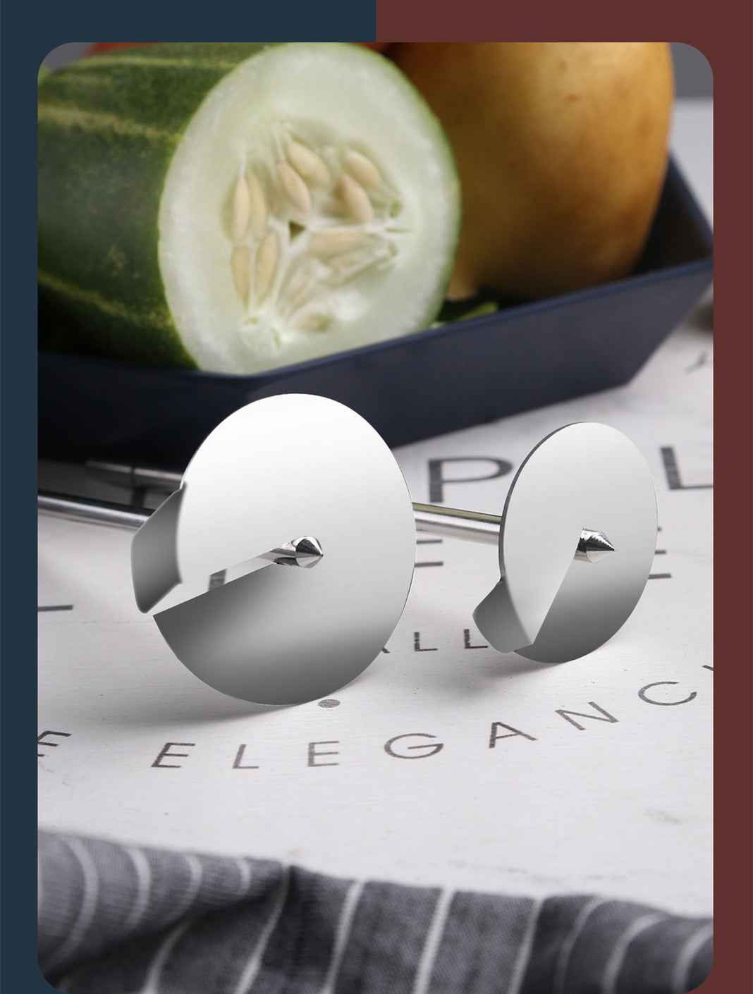 Gemüsekernentferner aus Edelstahl - Shopteufel