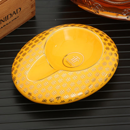 Zigarrenaschenbecher, tragbarer Zigarrenlöscher aus Keramik, kubanischer Zigarrenaschenbecher