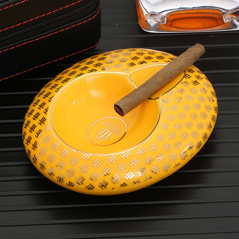 Zigarrenaschenbecher, tragbarer Zigarrenlöscher aus Keramik, kubanischer Zigarrenaschenbecher