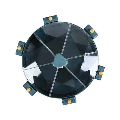 Wandmontierter Getreidespender mit Fächern für trockene Lebensmittel, drehbarer Müslispender für die Küche - Shopteufel