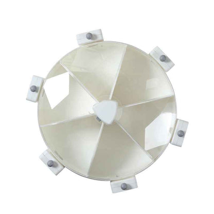 Wandmontierter Getreidespender mit Fächern für trockene Lebensmittel, drehbarer Müslispender für die Küche - Shopteufel