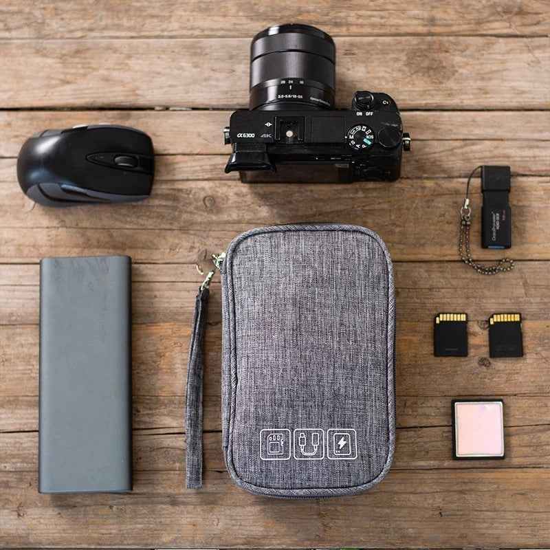 Kabel-Organizer-Tasche, Gadget-Organizer, Kabeletui, tragbare Reise-Aufbewahrungstasche für elektronisches Zubehör - Shopteufel