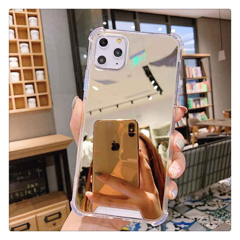 Praktische Handyhülle mit Spiegel für I Phone