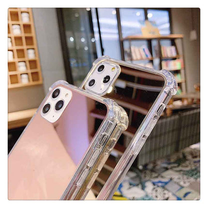 Praktische Handyhülle mit Spiegel für I Phone - Shopteufel