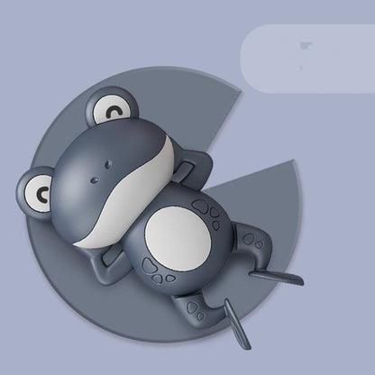 Kleines Frosch-Badespielzeug, Babybadezimmer, Aufziehspielzeug, schwimmendes Spielzeug - Shopteufel