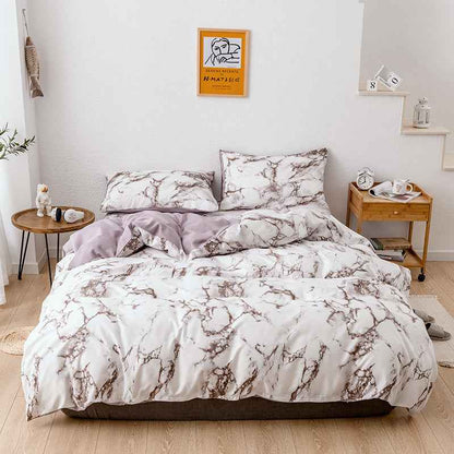 Bed Sheets Set Quilt Duvet Cover Pillow Cases Bedding 3 Sets - Shopteufel