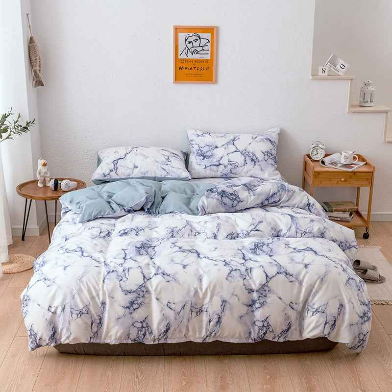 Bed Sheets Set Quilt Duvet Cover Pillow Cases Bedding 3 Sets - Shopteufel