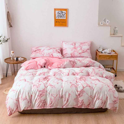 Bed Sheets Set Quilt Duvet Cover Pillow Cases Bedding 3 Sets - Shopteufel