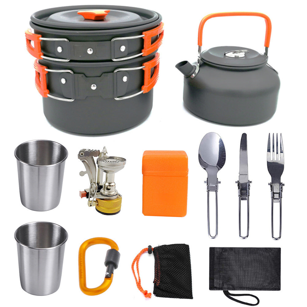 Camping-Kochgeschirr-Set, Outdoor-Kochset - Shopteufel