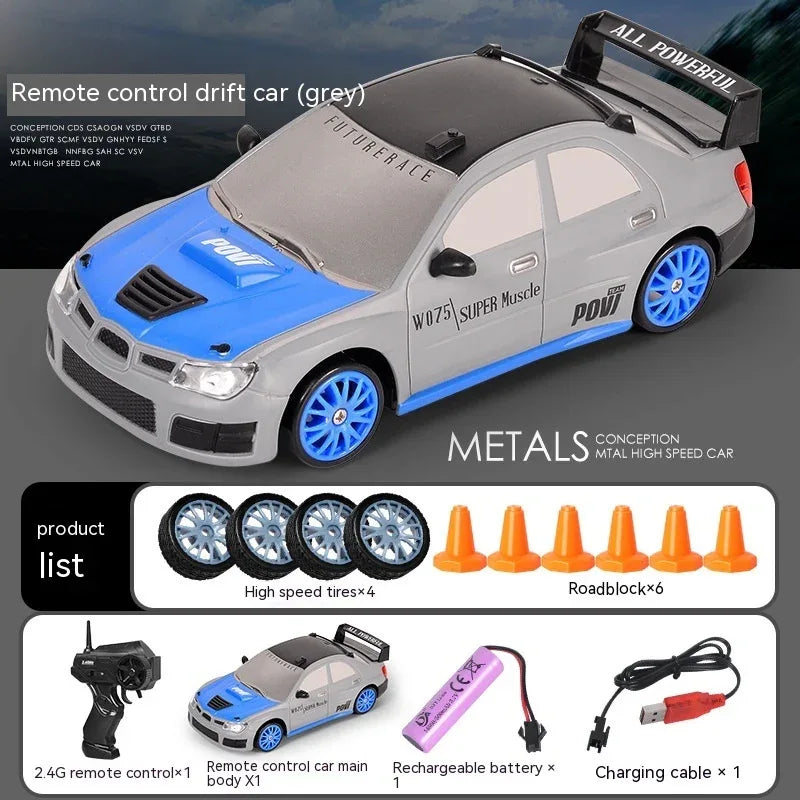 Remote Control Car Four-wheel Drive Drift Racing Car With Light Spray Boy Toy Remote Control Toy Car - Shopteufel