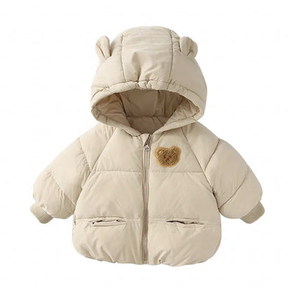 Wintermantel für Babys, wattierte Winterjacke aus Baumwolle - Shopteufel