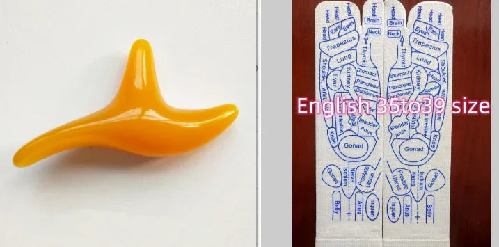 Fußmassage-Socken zur Linderung müder Füße, Reflexzonen-Socken - Shopteufel