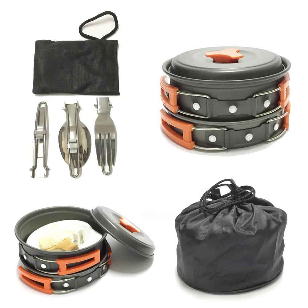 Cookware Portable Outdoor  Tableware Picnic Set - Shopteufel
