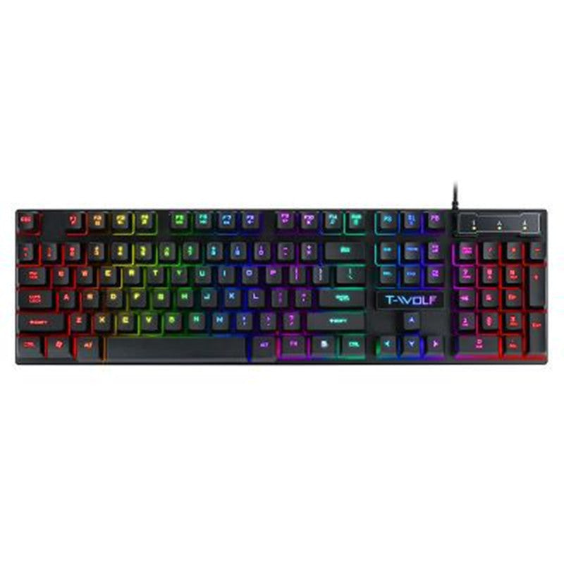 Gaming USB Leuchtende Kabelgebundene Tastatur - Shopteufel