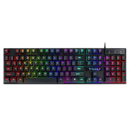 Gaming USB Leuchtende Kabelgebundene Tastatur - Shopteufel