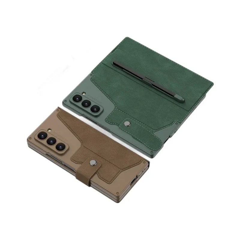 ZFold6 Faltbare Handyhülle, Flip-Lederhülle - Shopteufel